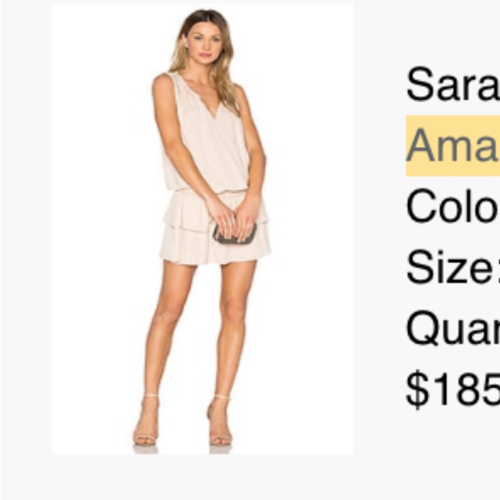 Amanda uprichard dress XS